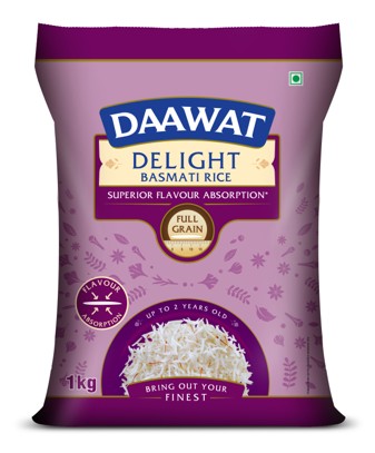 DAAWAT DELIGHT BASMATI RICE trademark artwork