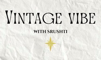 VINTAGE VIBE WITH SRUSHTI trademark artwork