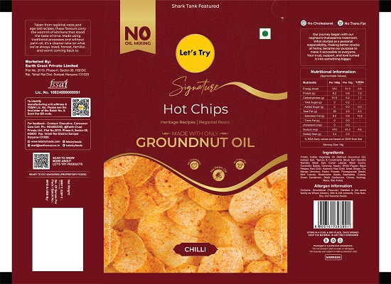 Let's Try Signature Hot Chips trademark artwork