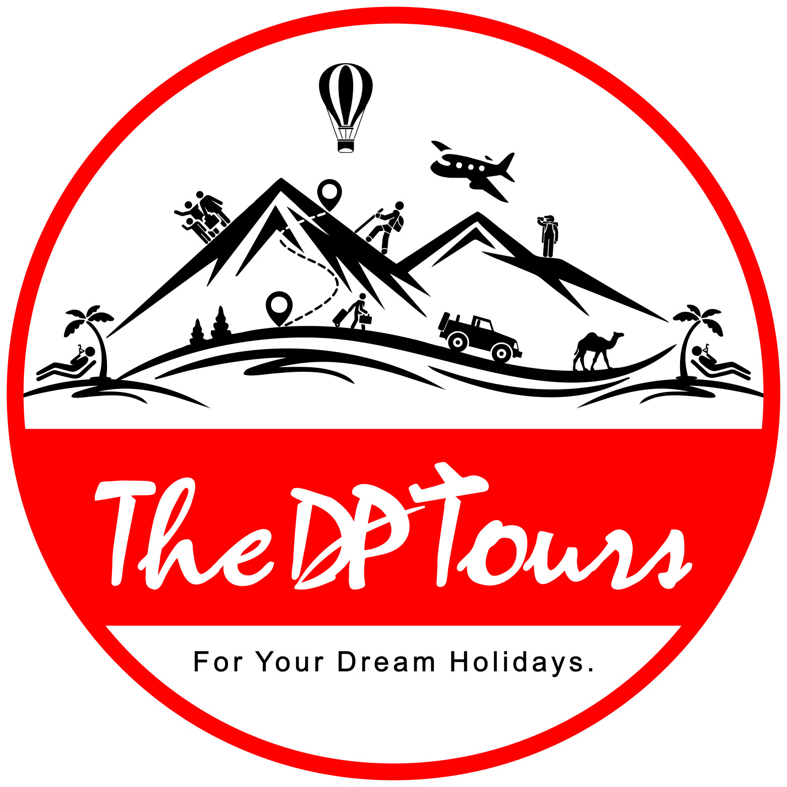 THE DP TOURS trademark artwork