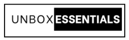 DEVICE OF UNBOXESSENTIALS trademark artwork
