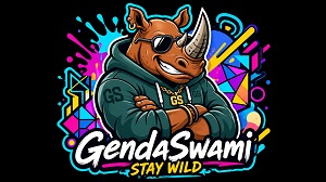 Gendaswami - "Stay Wild" trademark artwork