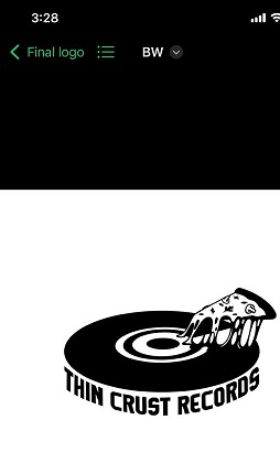THIN CRUST RECORDS trademark artwork