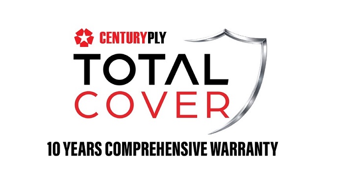 CENTURYPLY TOTAL COVER 10 YEARS COMPREHENSIVE WARRANTY trademark artwork