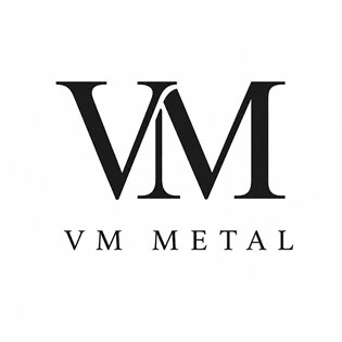 V M METAL WITH DEVICE OF VM trademark artwork