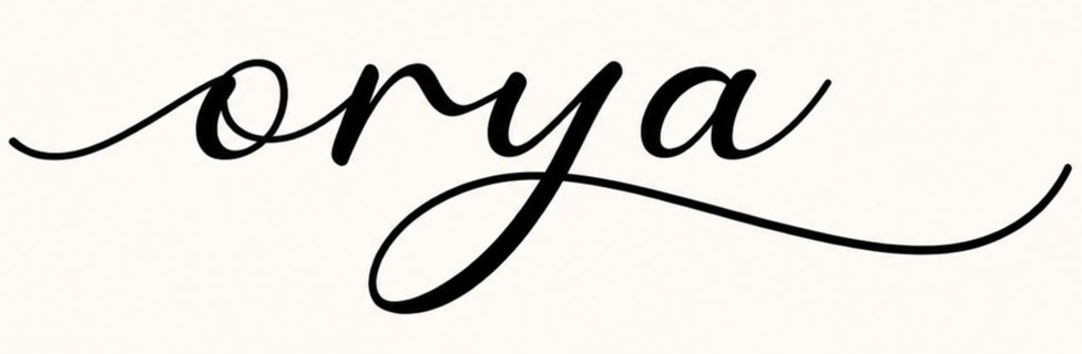 orya in stylised fonts trademark artwork