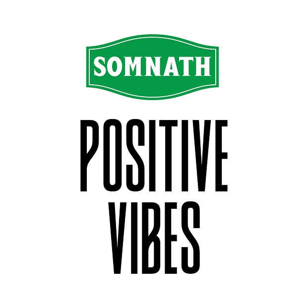 SOMNATH POSITIVE VIBES trademark artwork