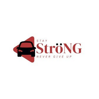 STAY StröNG NEVER GIVE UP trademark artwork