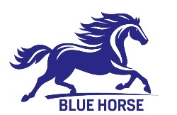 BLUE HORSE trademark artwork
