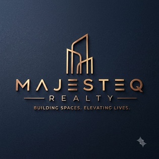 MAJESTEQ REALTY – BUILDING SPACES. ELEVATING LIVES. trademark artwork
