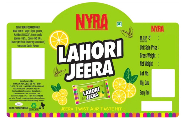 NYRA LAHORI JEERA trademark artwork