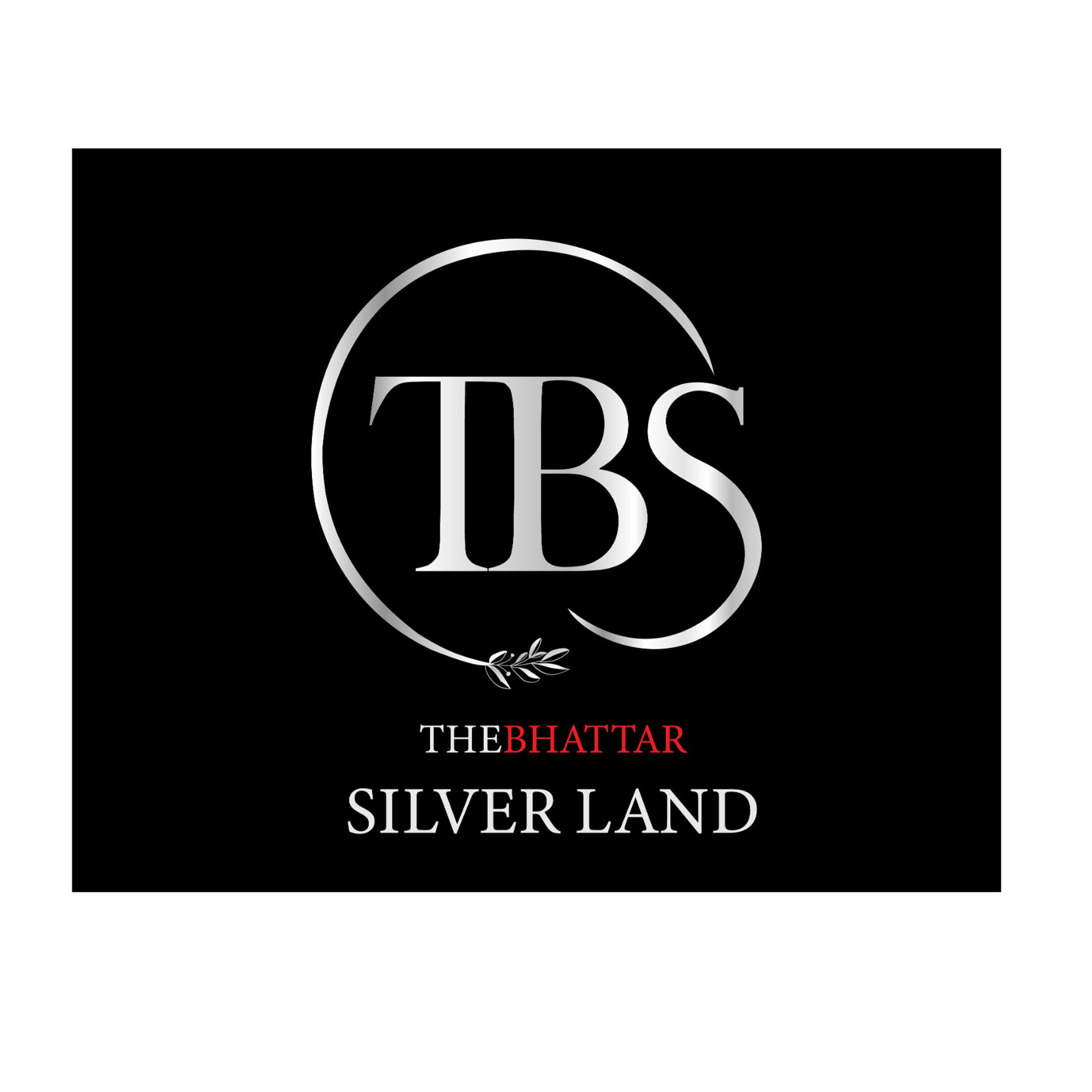 DEVICE OF TBS WITH THEBHATTAR SILVER LAND trademark artwork