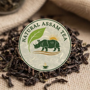 NATURAL ASSAM TEA trademark artwork