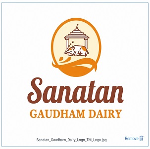 SANATAN GAUDHAM DAIRY trademark artwork