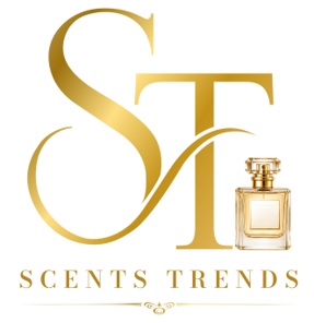 SCENTS TRENDS with letter ST & logo trademark artwork
