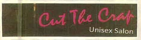 CUT THE CRAP UNISEX SALON trademark artwork