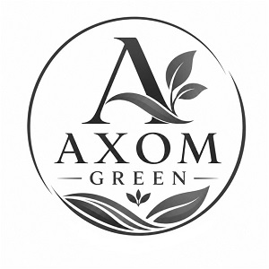 AXOM GREEN (With Device Of A) trademark artwork
