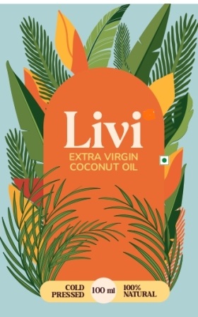 Livi Extra Virgin Coconut Oil (label) trademark artwork