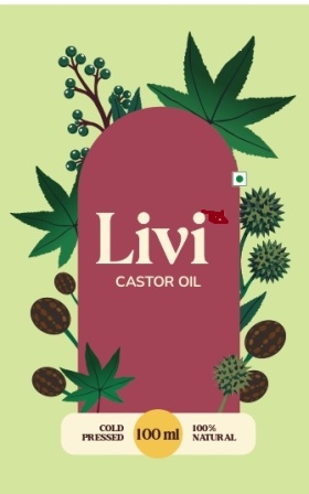 livi castor oil (label) trademark artwork
