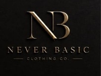 NEVER BASIC - CLOTHING CO. trademark artwork