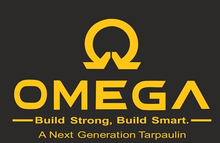 OMEGA (Build Strong, Build Smart) with device trademark artwork