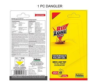 redzone cockroach KILLER GEL trademark artwork