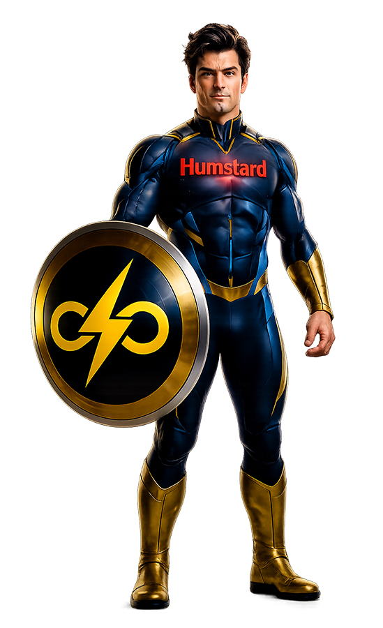 HUMSTARD WITH MASCOT trademark artwork