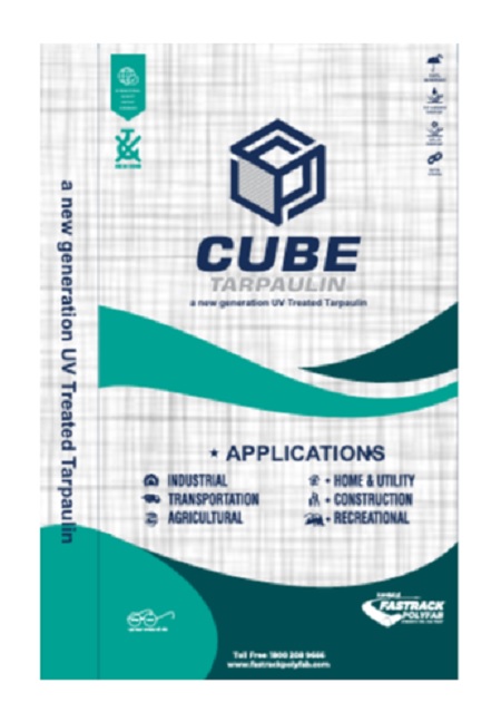 LABEL OF CUBE TARPAULIN trademark artwork