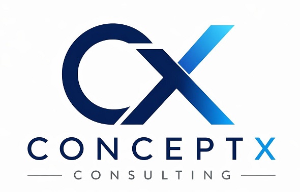 ConceptX with device of CX trademark artwork