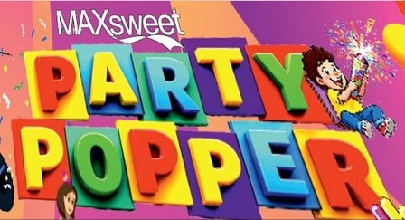 MAXSWEET PARTY POPPER trademark artwork