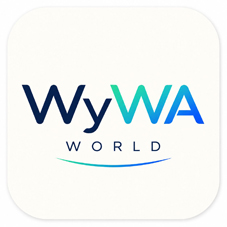 WYWA WORLD trademark artwork