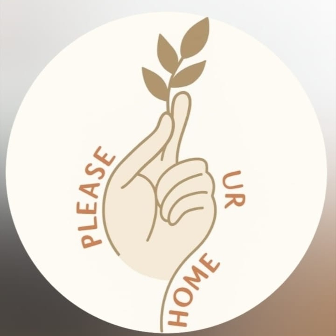 PLEASE UR HOME trademark artwork