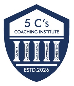 5 C's Coaching Institute with logo trademark artwork