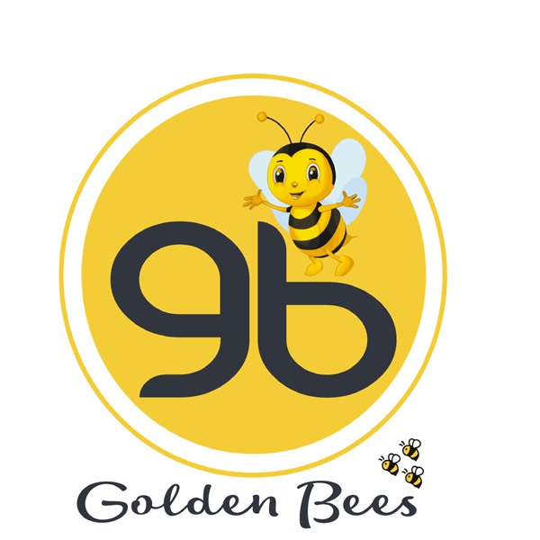 GOLDEN BEES WITH DEVICE OF GB trademark artwork