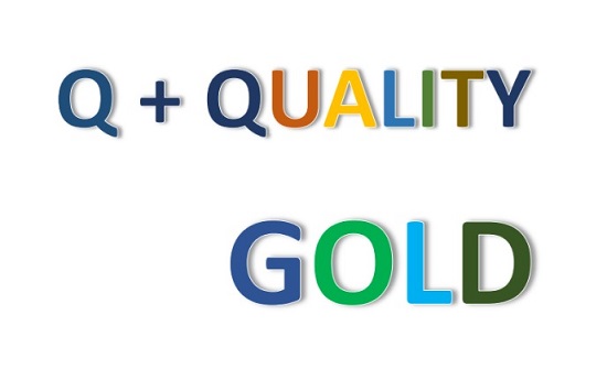 Q+QUALITY GOLD trademark artwork