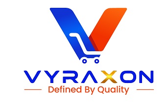 VYRAXON : Defined By Quality [WITH THE DEVICE OF V] trademark artwork