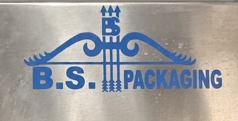 B.S PACKAGING trademark artwork