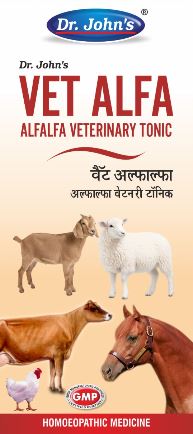 DR. JOHN'S VET ALFA trademark artwork