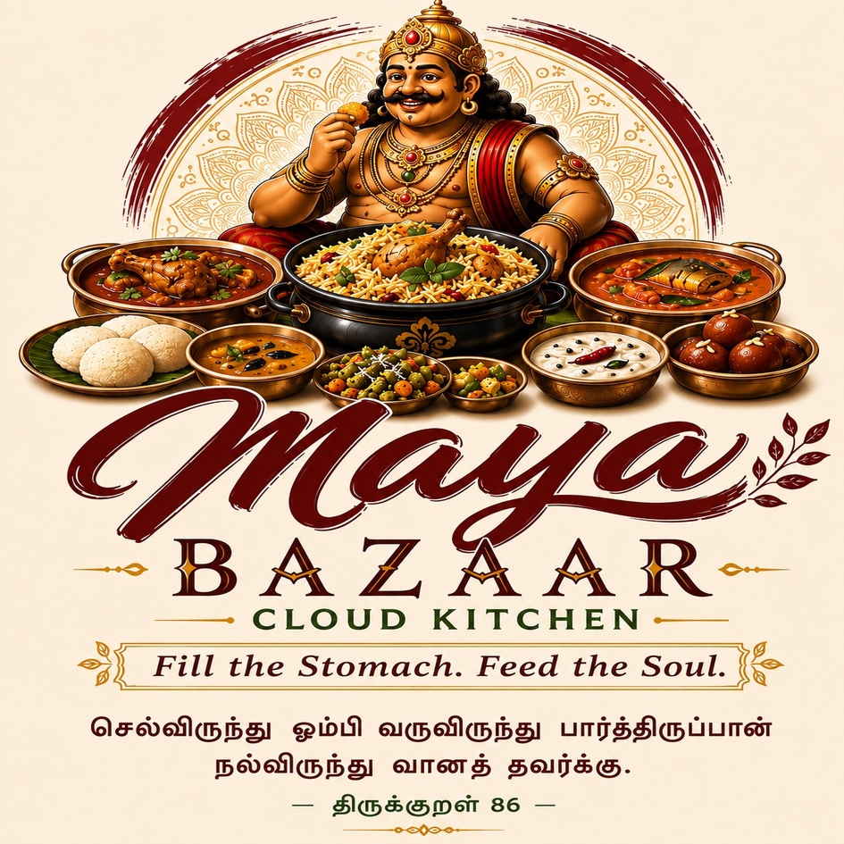 Maya BAZAAR CLOUD KITCHEN trademark artwork