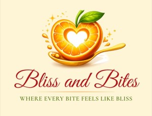 Bliss and bites - where every bite feels like bliss trademark artwork