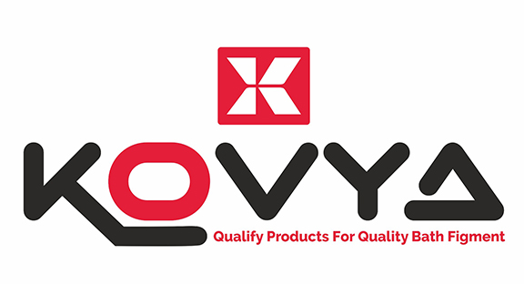 DEVICE OF K WITH KOVYA QUALITY PRODUCTS FOR QUALITY BATH FIGMENT trademark artwork