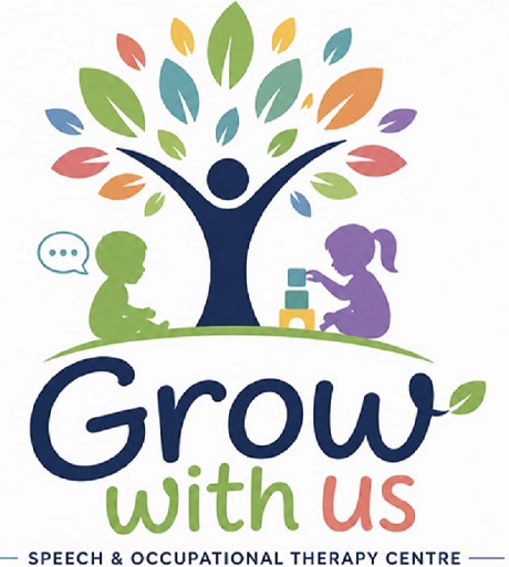 GROW WITH US trademark artwork