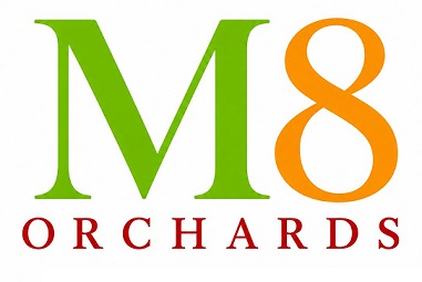 M8 ORCHARDS trademark artwork