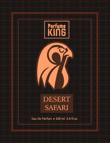 PERFUME KING DESERT SAFARI trademark artwork