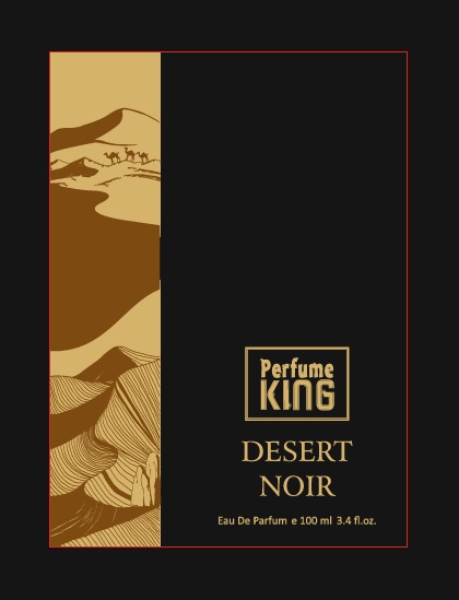 PERFUME KING DESERT NOIR trademark artwork