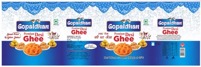 GOPALDHAN (LABEL) trademark artwork