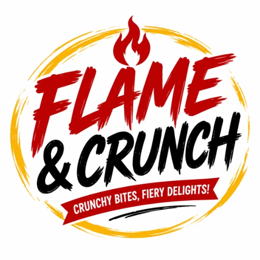 FLAME & CRUNCH trademark artwork