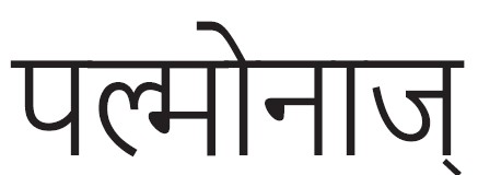 PALMONAS in Marathi trademark artwork