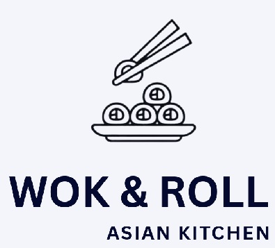 WOK & ROLL ASIAN KITCHEN trademark artwork