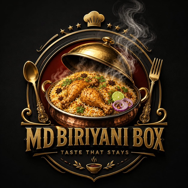 MD BIRIYANI BOX trademark artwork